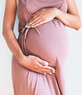 woman with pregnant belly